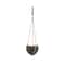 Hello Honey® 6" Multicolor Hanging Stoneware Cactus Shaped Planter with Rope